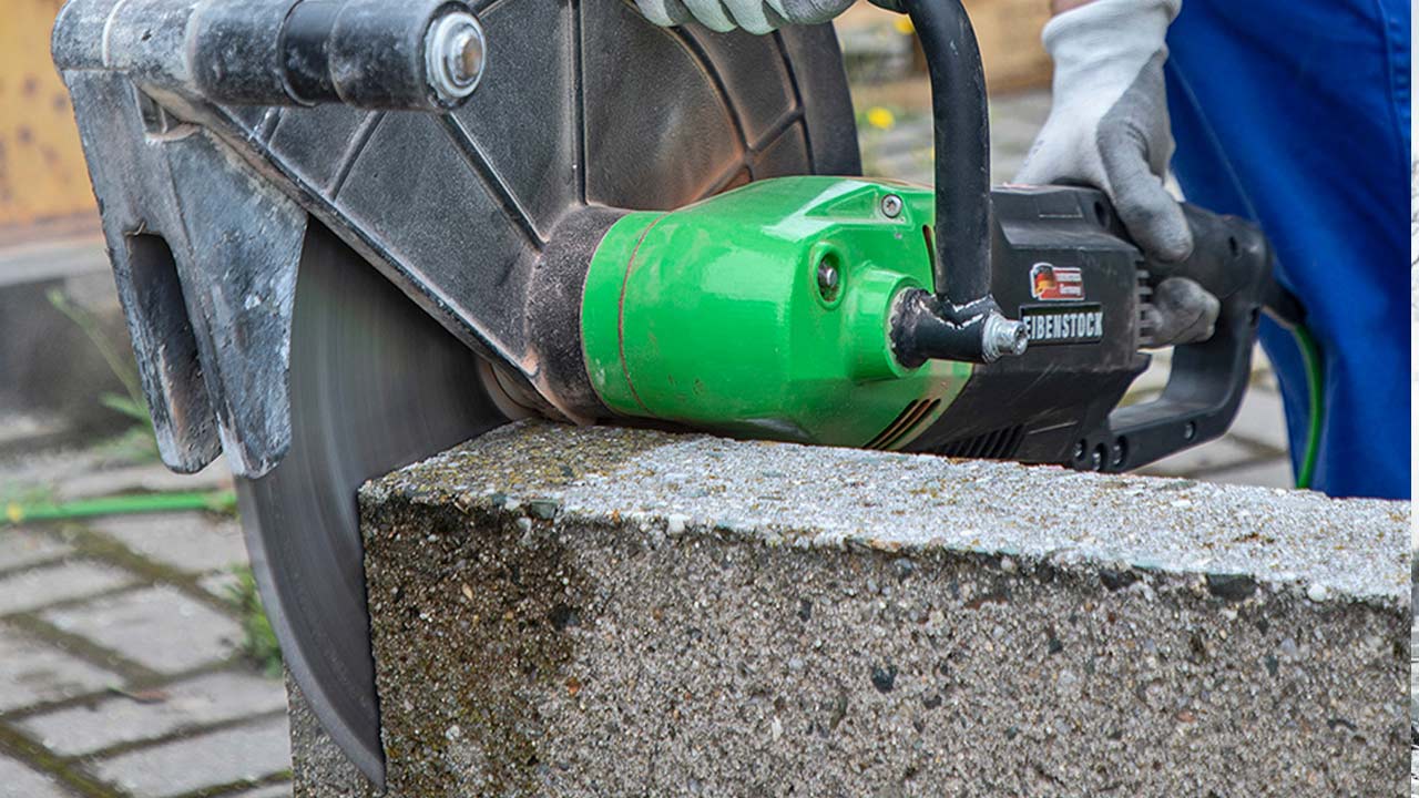 Eibenstock diamant kapsav sk&aelig;rer i sten