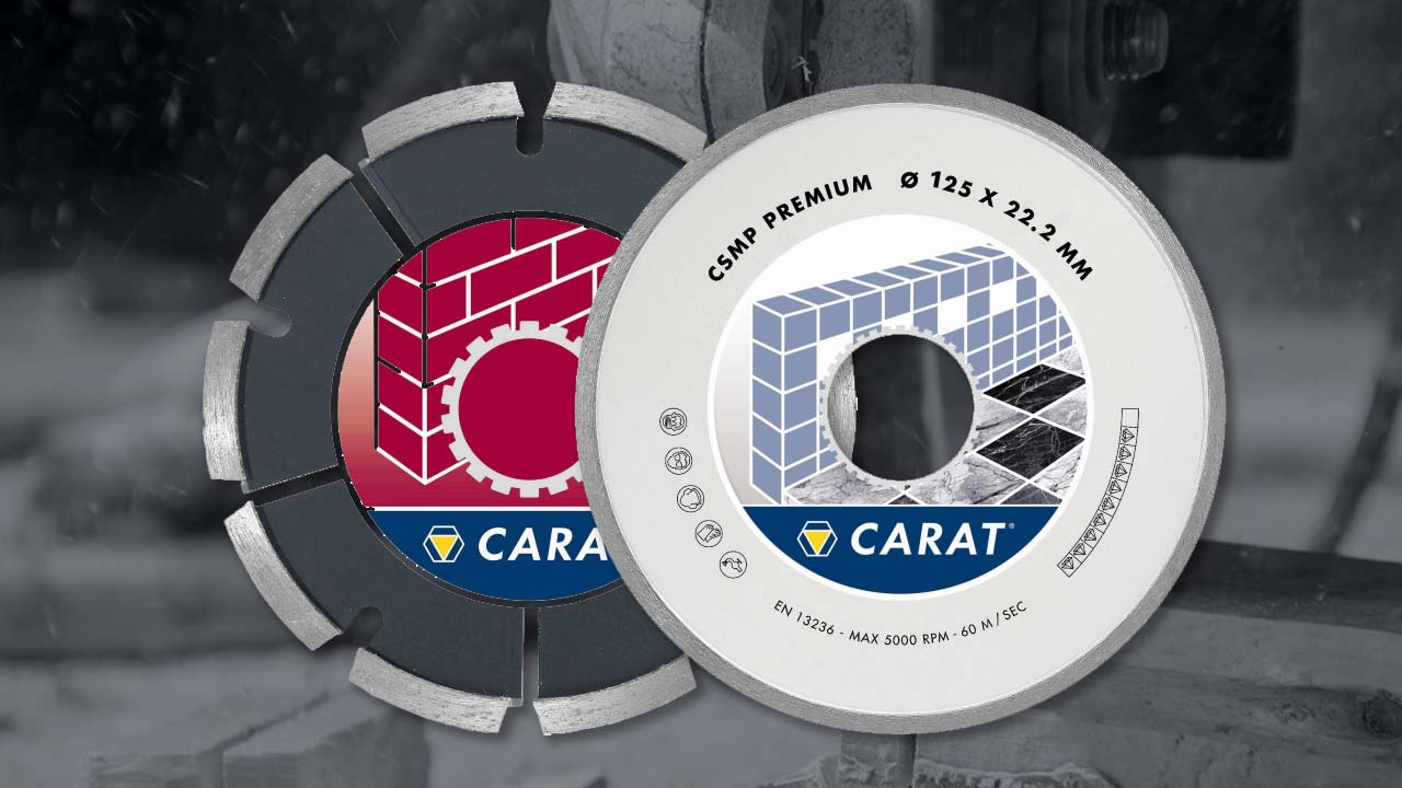 Fliseklinge og fugefræserklinge fra Carat