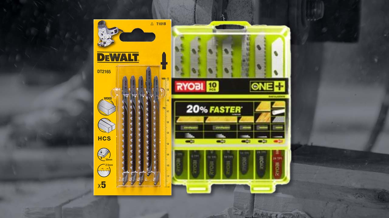 Stiksavsklinger fra DEWALT og Ryobi