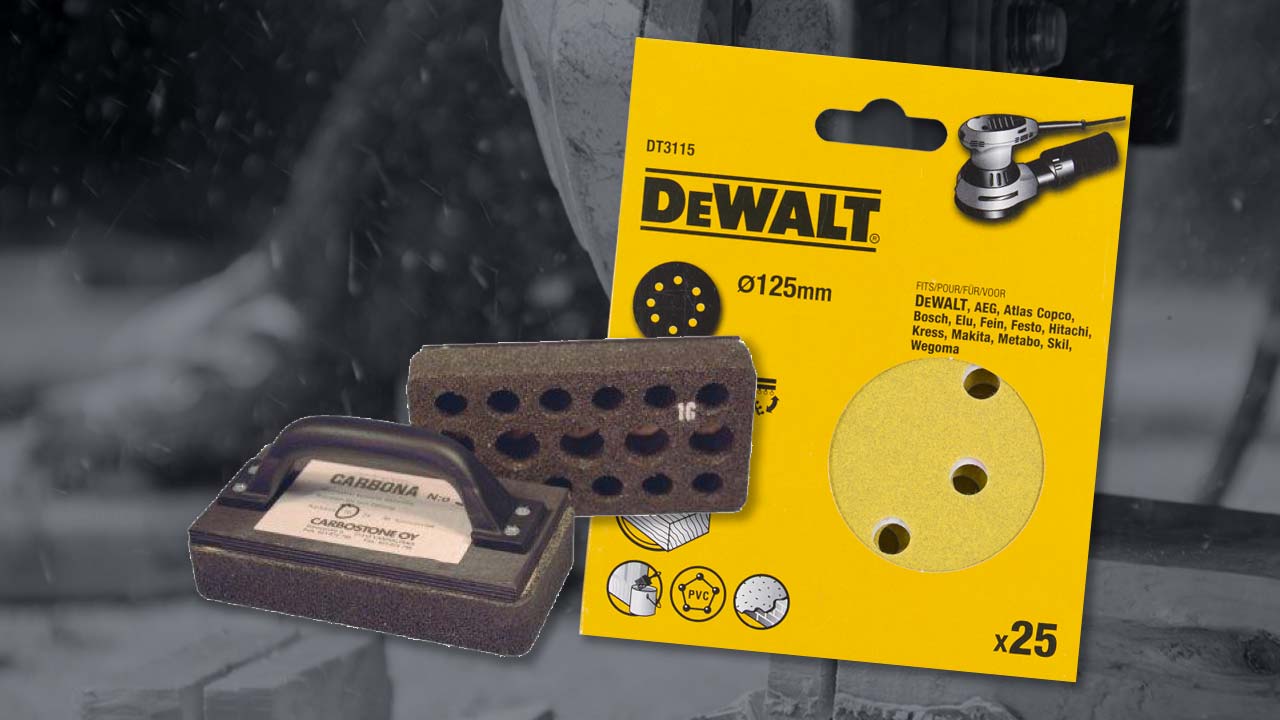 Slibeudstyr og slibeværktøj