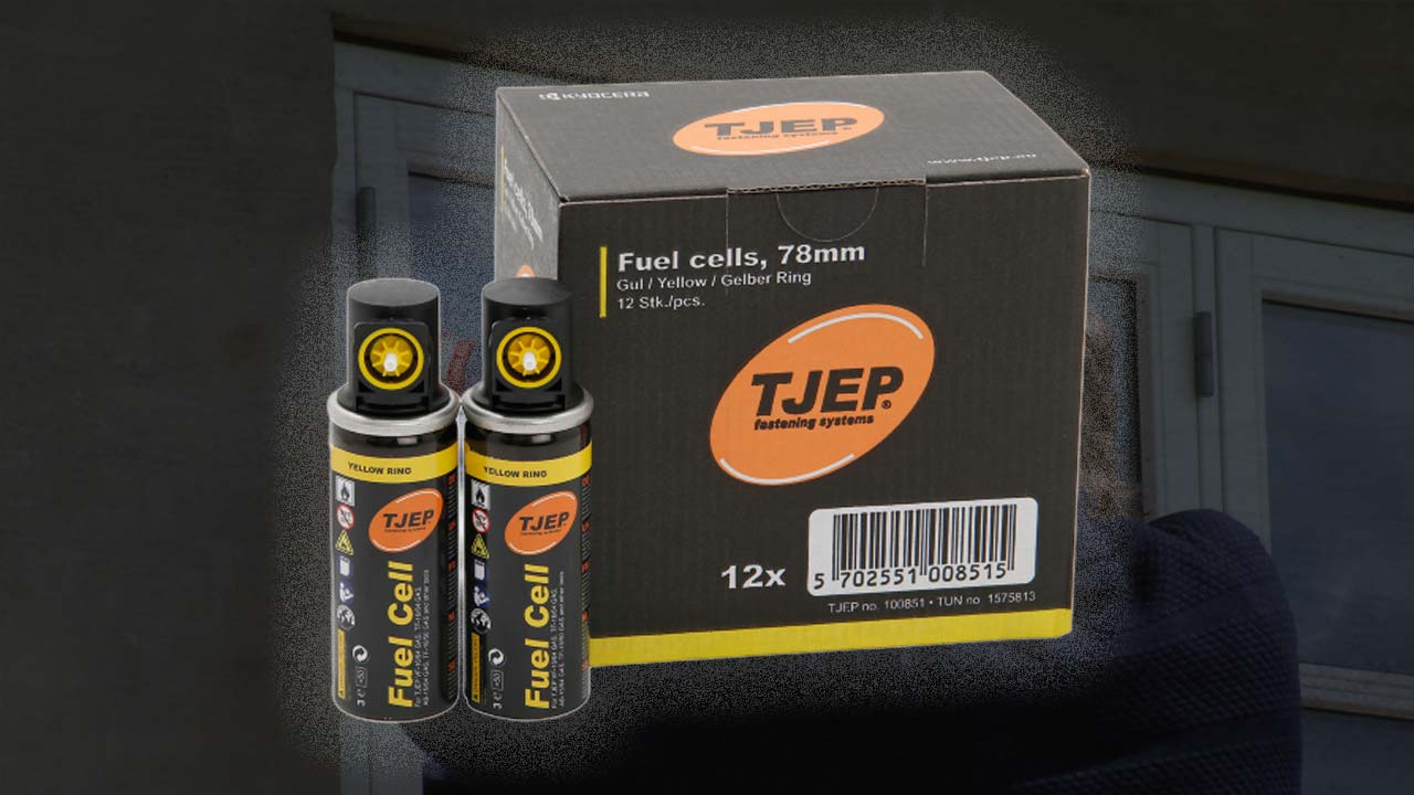 Gaspatroner som tilbeh&oslash;r til trykluftv&aelig;rkt&oslash;j