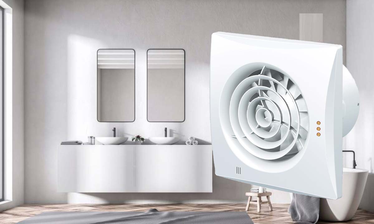Ventilator til badeværelse, kælder og loft