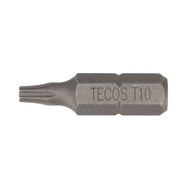 Tecos Bits TX10 x L25mm x 1/4" 10 stk/pk S2 stål