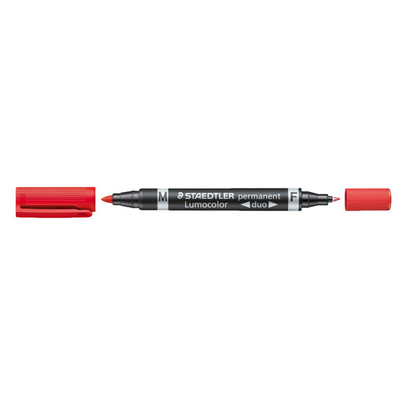 STAEDTLER Marker Permanent Duo - Rød