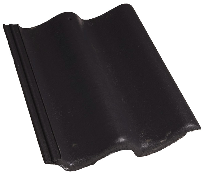 IBF Dobbelt-S Betontagsten Sort