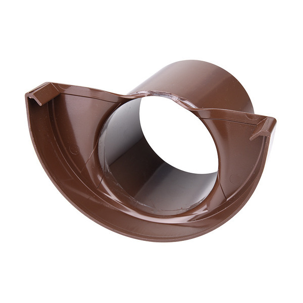 Plastmo Endebund  M/tud - Brun - Ø10/75mm