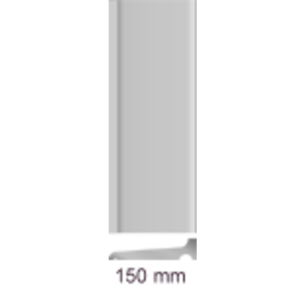 Swisspearl Sort Sålbænk - 150x1200x15mm Polymerbeton