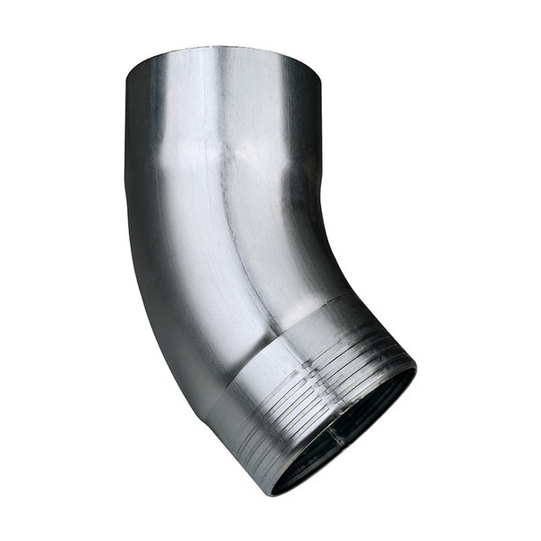 Plastmo Bøjning 40° Zink 75mm 