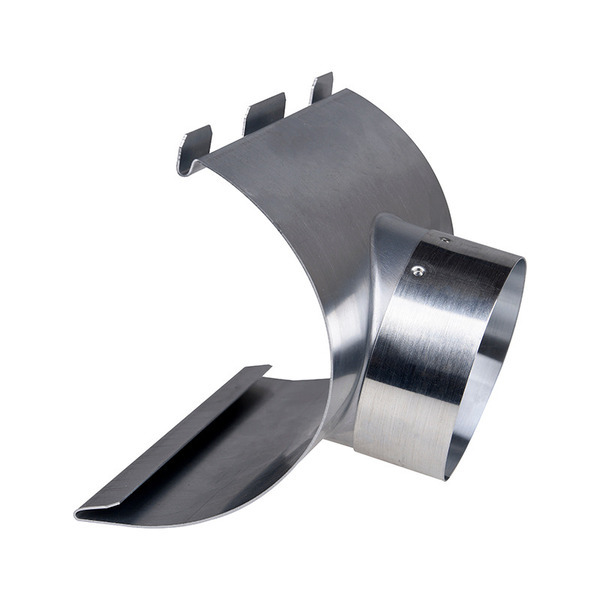 Plastmo Tudstykke - Str. 12 - Ø75 Zink 