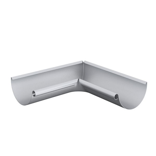 Lindab Rainline Gering 90° indvendig Stålmetallic - 125mm