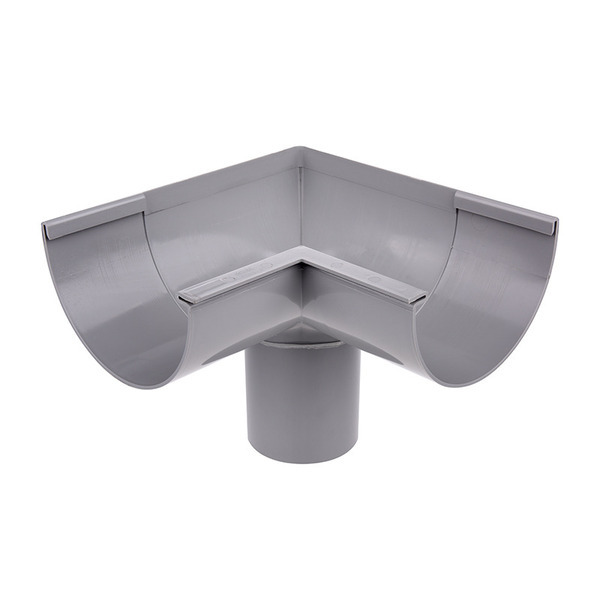 Plastmo Gering - Grå - 10/75 90° - Indvendig