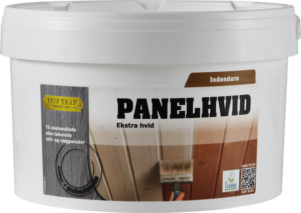 Trip Trap Panelhvid Ekstra hvid Panelmaling- 2,5L