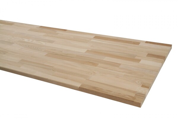 27mm massiv bordplade ask - 61x202cm