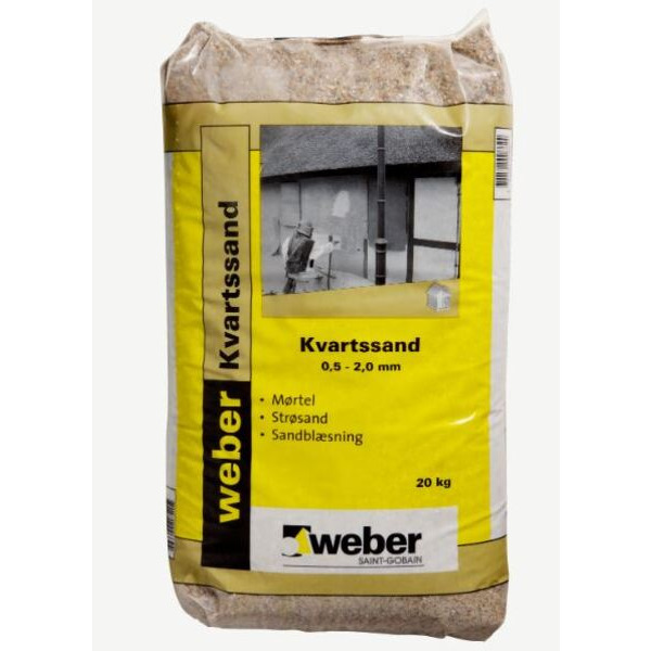 Weber ovnt. kvartssand 20kg