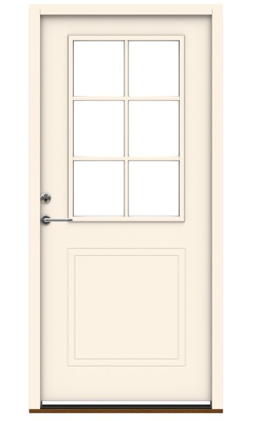 Swedoor Clever Line Yderdør - Hvid P400 