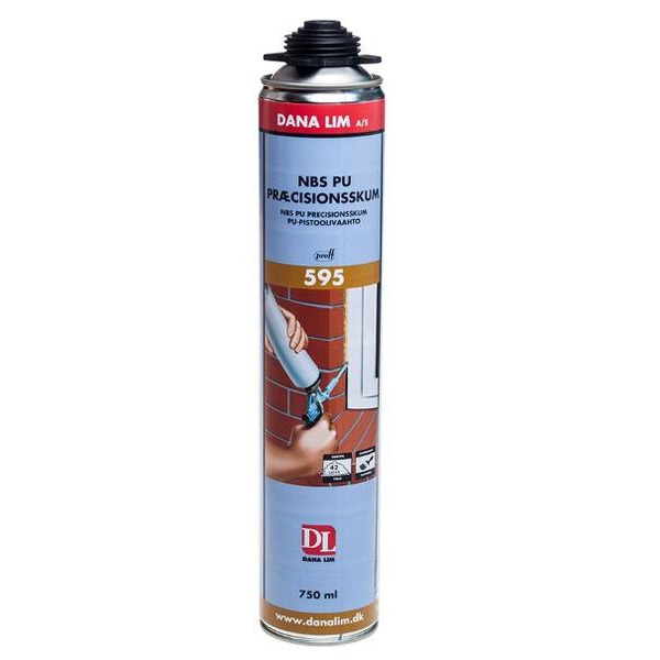 Dana NBS PU præcisionsskum 595 proff 750 ml 