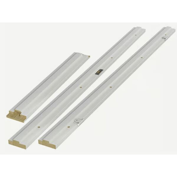 Swedoor 140mm Snap-In Karm U/bund - Fyr Hvid - 886x2089mm