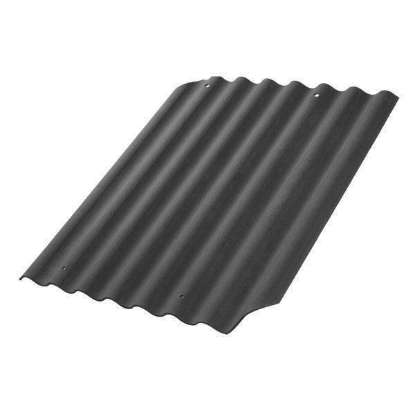 Swisspearl B6 Tagplader i Sortblå - Med hjørnehul - 1090x1180mm