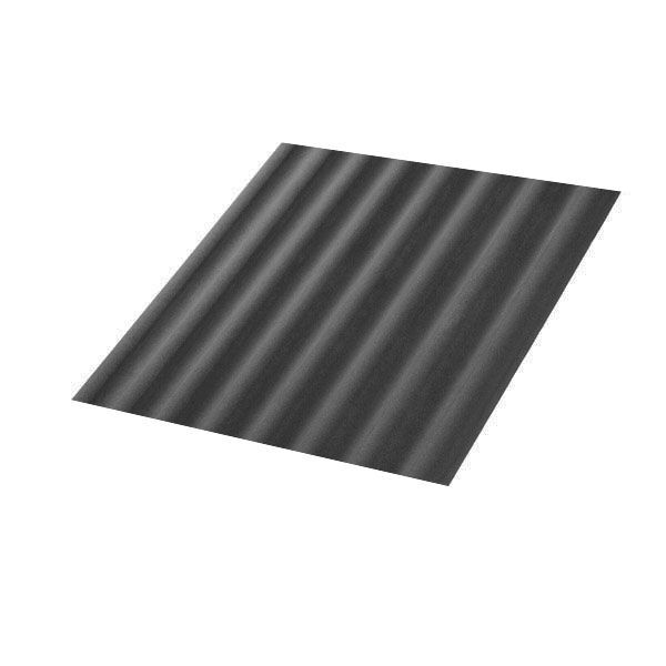 Swisspearl B6 Tagplader i sortblå - Fuldkantet bølgeplade  - 1090x1180mm