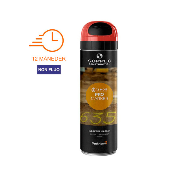 SOPPEC Promarker 500ml - Rød