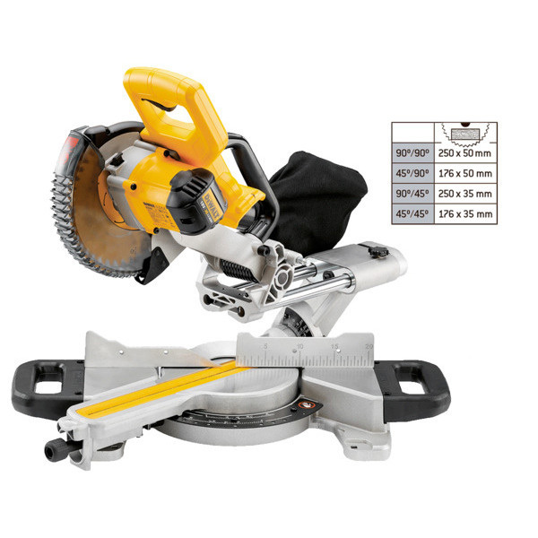 DEWALT XR Kap og Geringssav - 18V DCS365N