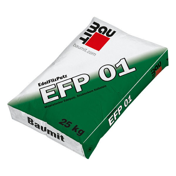 Baumit Filtspuds EFP 01 Mineralsk Slutpuds – 25 kg