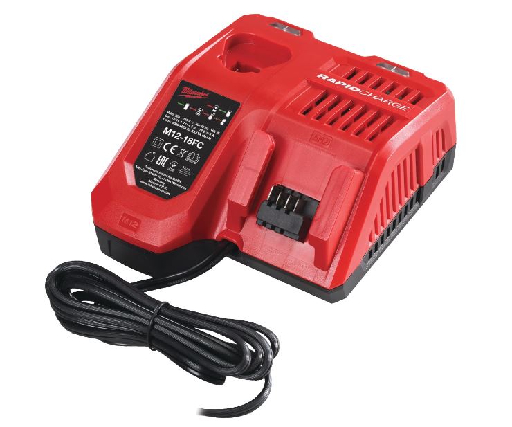 Milwaukee M12-M18 Hurtiglader - 12-18V FC