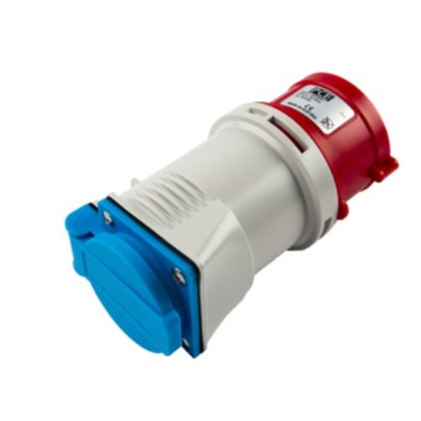 Elworks Kompaktforgrener, 400V/16A ind/DK ud