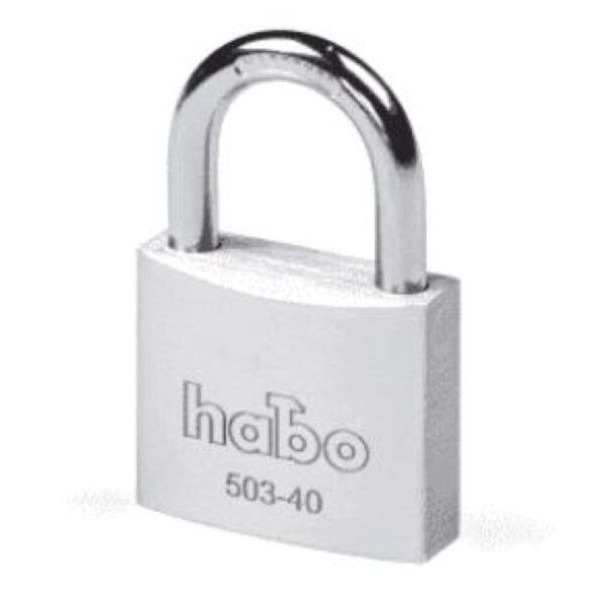 Habo Hængelås Aluminium - 40mm