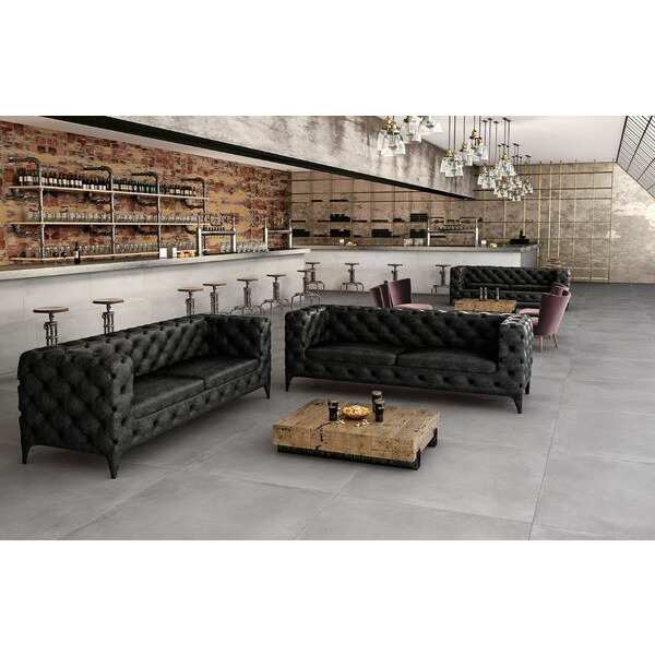 Scandinova Gulvflise Caementum Griseo Rett. Grå - 61x61cm