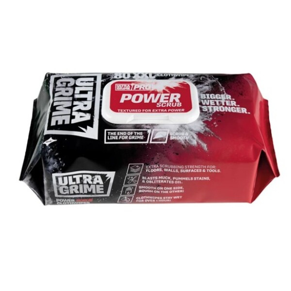 Ultragrime Uniwipe Power Wibes 80 stk/pk