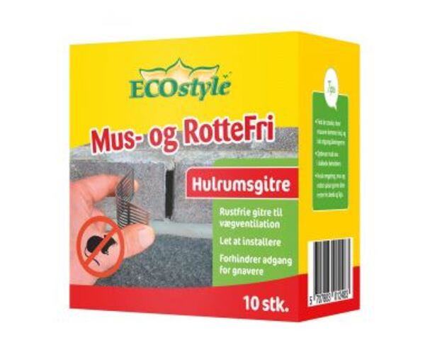 ECOstyle Mus & Rotte Hulrumsgitre - 10pk