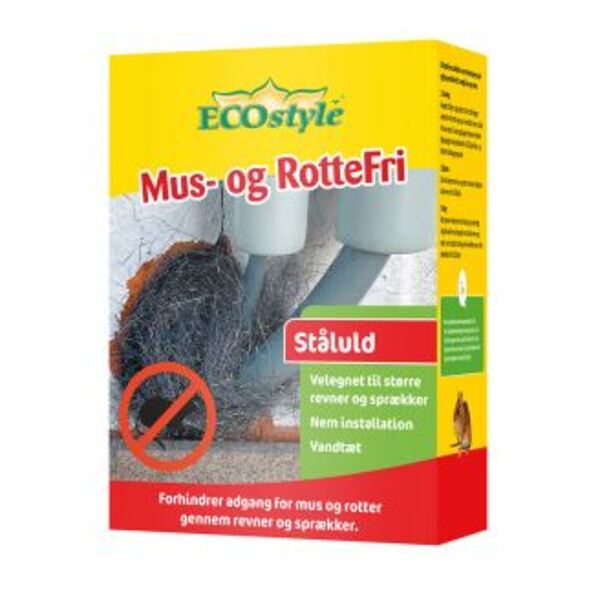 ECOstyle Mus & Rottefri Ståluld - 50x15cm
