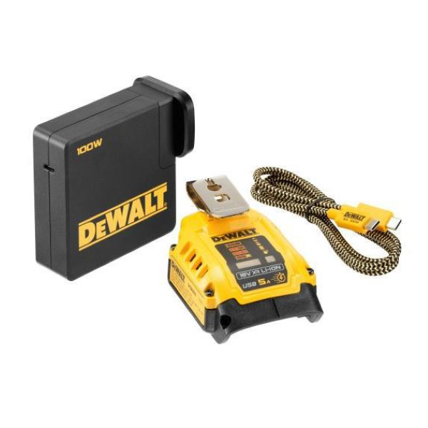 Kriminel afsnit silhuet DEWALT USB Oplader XR 18V DCB094K-QW - Opladere - Bygma