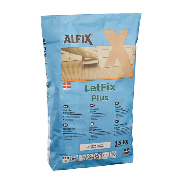 Alfix LetFix Plus - Fliseklæb - 15kg