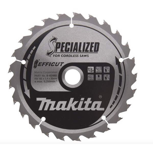 Makita Rundsavklinge TCT Efficut B-62985 25 Tænder