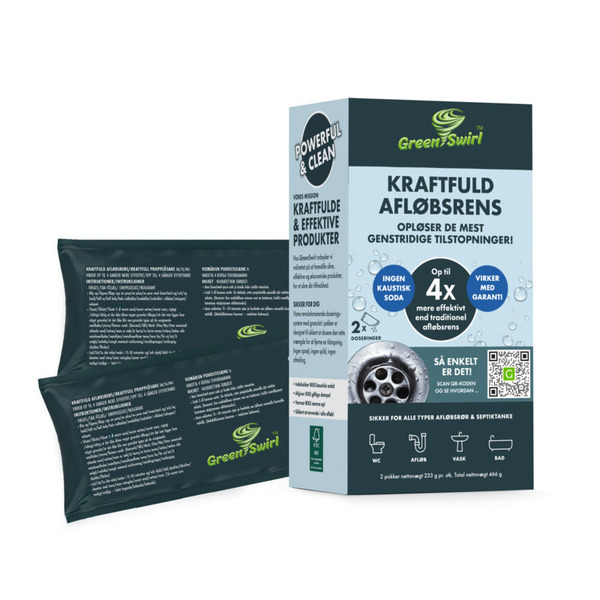 GreenSwirl Kraftfuld Afløbsrens