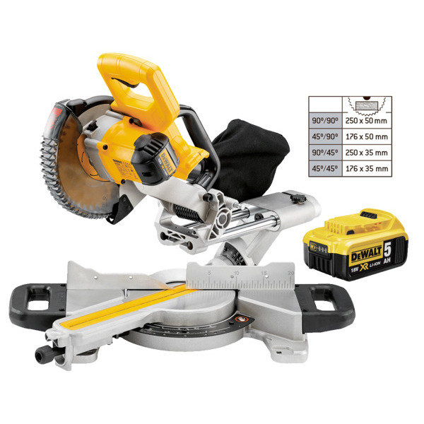 DEWALT Kap Geringssav - 18V inkl. Batteri