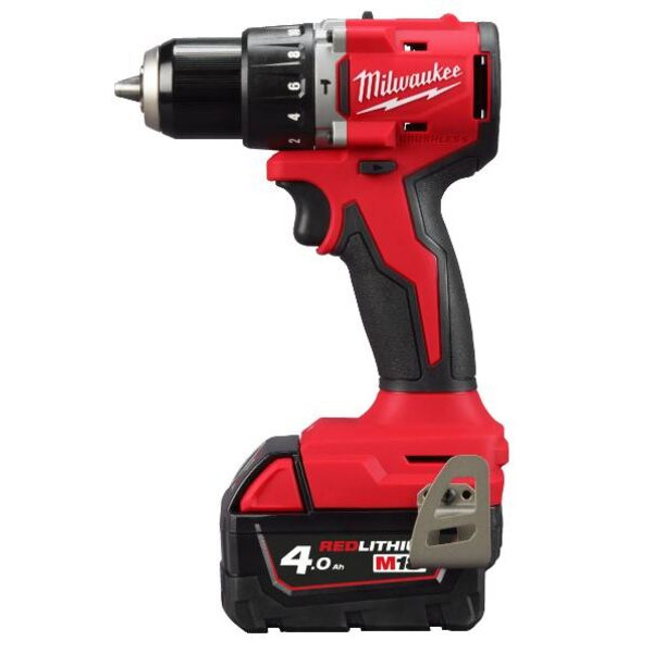 Milwaukee M18 Slagboremaskine - 18V BLPDRC-402C 2x4,0Ah Sæt