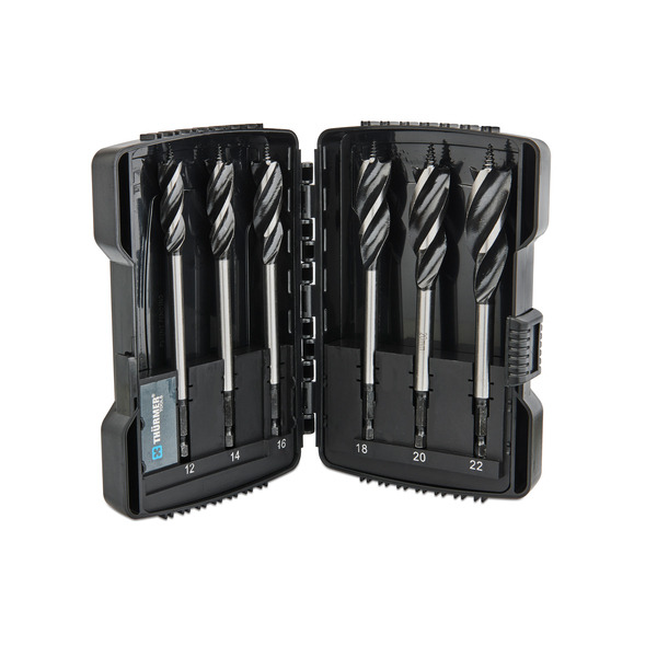 Thürmer Træsneglebor Sæt 6 stk.  12 - 22x159mm