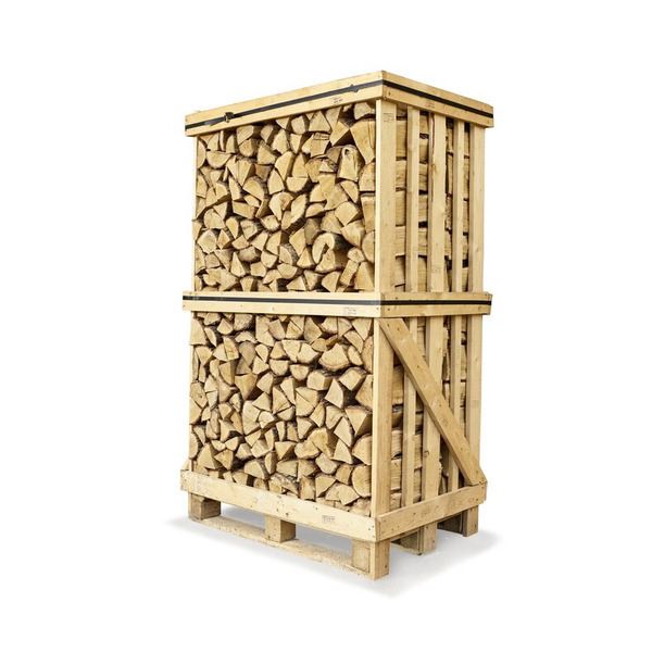 Brændetårn Med Ovntørret Eg - 1,8 m³