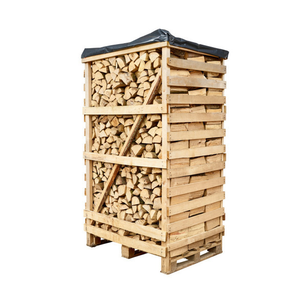 Brændetårn Med Blandet Ovntørret Bøg - 1,8 m³