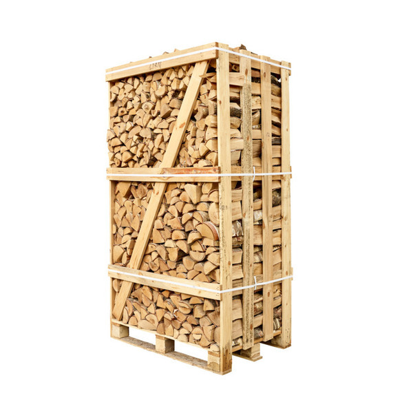 Brændetårn Med Blandet Ovntørret Birk - 1,8 m³