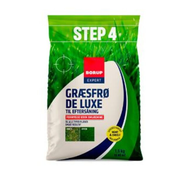 Borup Expert Græsfrø De Luxe Step 4  - 7,5kg