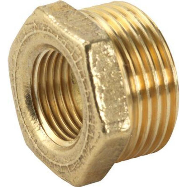 Nippelmuffe 3/4x1/2'' Messing