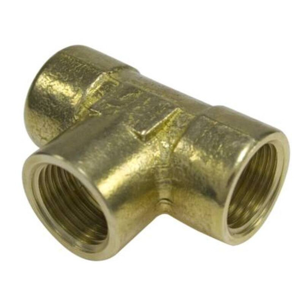 T-Stykke Messing Mf 1/2"
