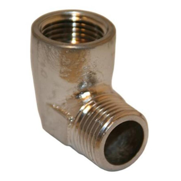 Vinkel 90G 1/2'' M/N Krom