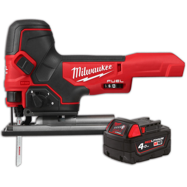 Milwaukee M18 Stiksav - 18V FBJS-0 + 4,0Ah Batteri