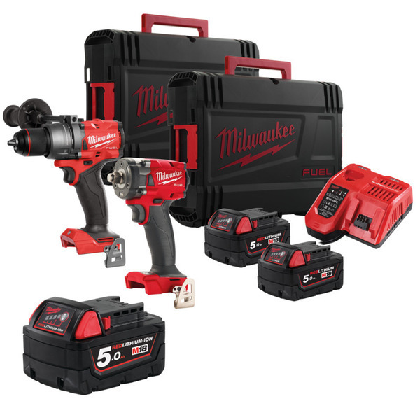 Milwaukee Powerpack M18 FPP2B3-502X + 5,0Ah Batteri