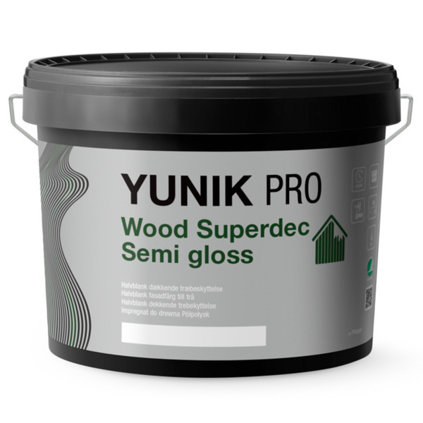 Yunik Pro Wood Træbeskyttelse Semi Gloss Base 3 - 9L